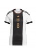 Fotbalové Dres Německo Leon Goretzka #8 Dámské Domácí Oblečení MS 2022 Krátký Rukáv